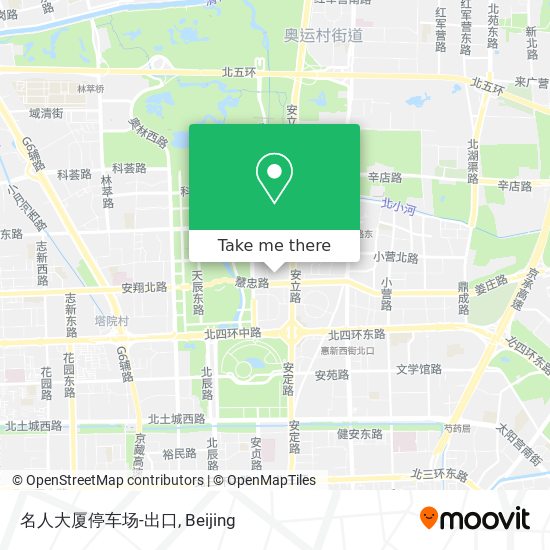 名人大厦停车场-出口 map