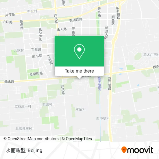 永丽造型 map