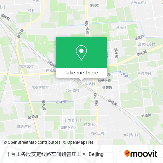 丰台工务段安定线路车间魏善庄工区 map