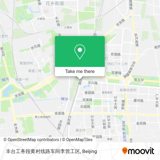 丰台工务段黄村线路车间李营工区 map