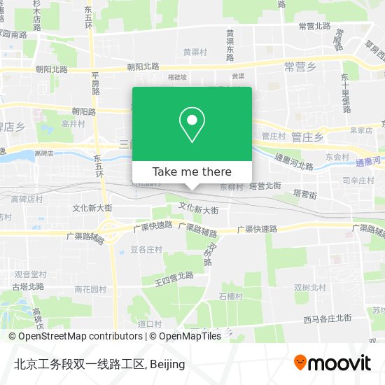 北京工务段双一线路工区 map