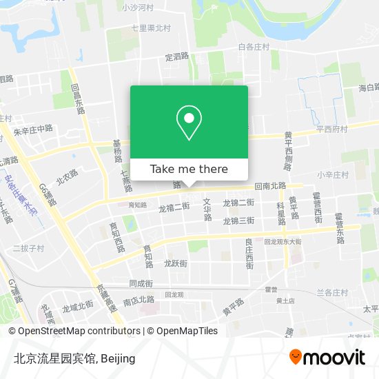 北京流星园宾馆 map