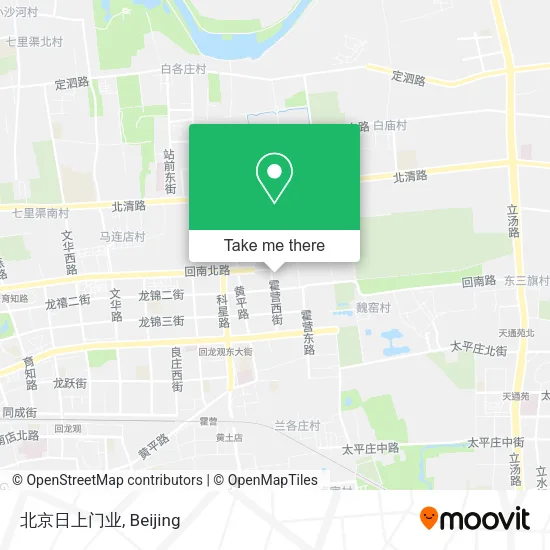北京日上门业 map