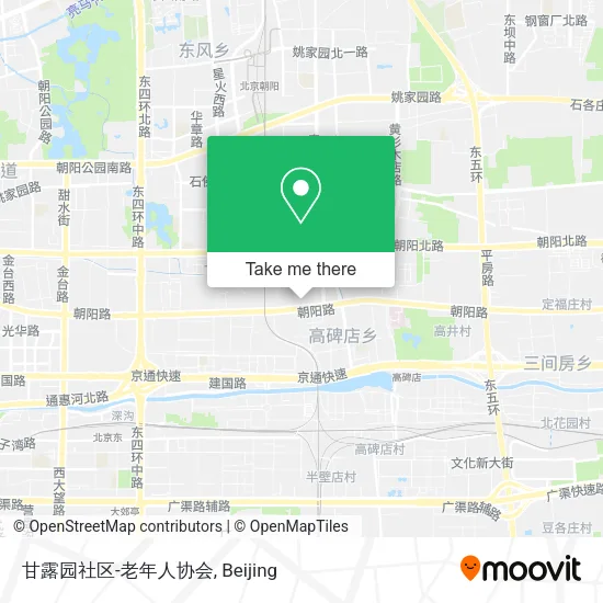 甘露园社区-老年人协会 map