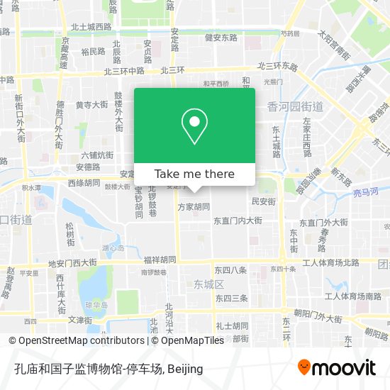 孔庙和国子监博物馆-停车场 map
