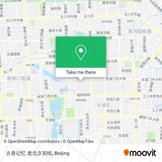 古巷记忆 老北京剪纸 map