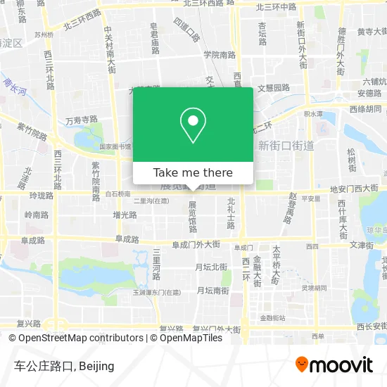 车公庄路口 map