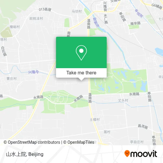 山水上院 map