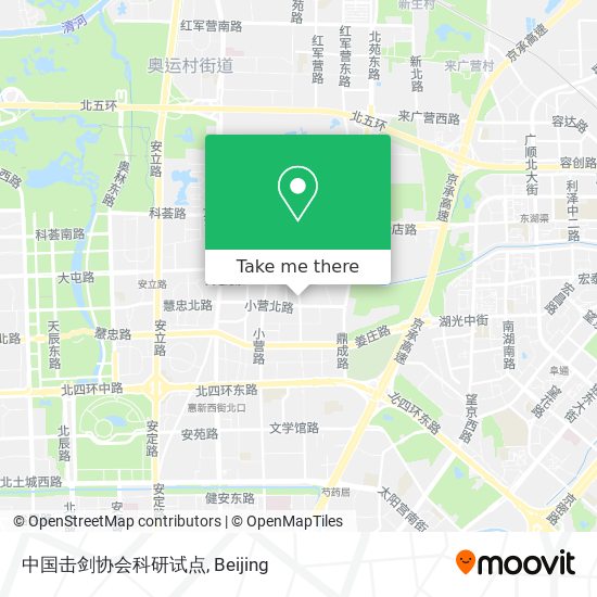 中国击剑协会科研试点 map