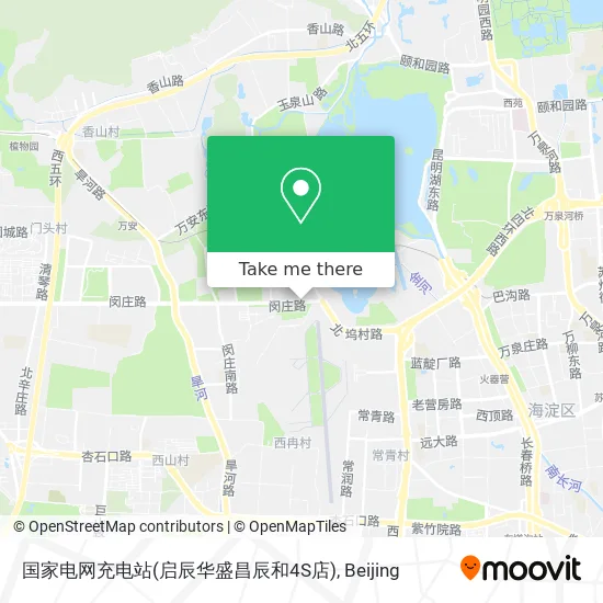 国家电网充电站(启辰华盛昌辰和4S店) map