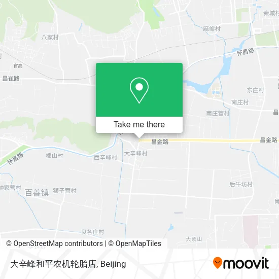 大辛峰和平农机轮胎店 map