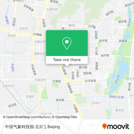 中国气象科技园-北3门 map