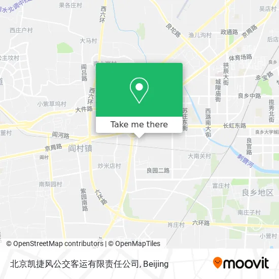 北京凯捷风公交客运有限责任公司 map
