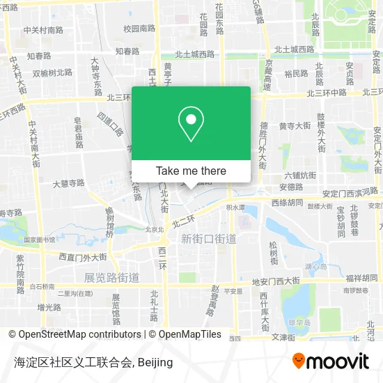 海淀区社区义工联合会 map