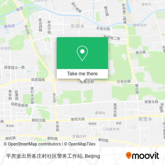 平房派出所各庄村社区警务工作站 map