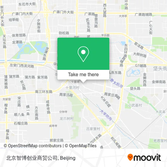北京智博创业商贸公司 map