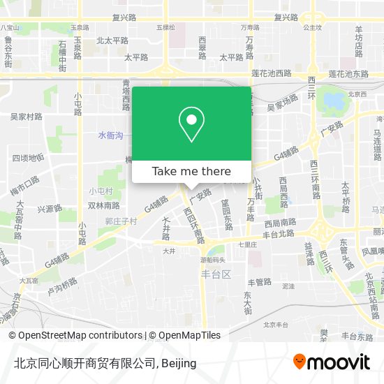 北京同心顺开商贸有限公司 map