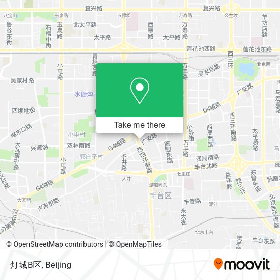 灯城B区 map