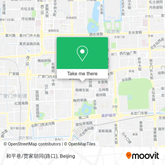 和平巷/贾家胡同(路口) map