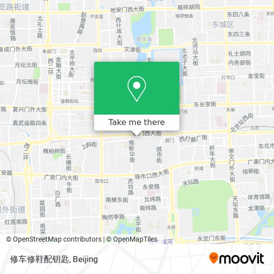 修车修鞋配钥匙 map