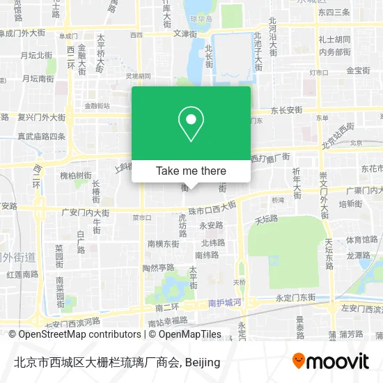 北京市西城区大栅栏琉璃厂商会 map