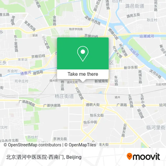 北京泗河中医医院-西南门 map