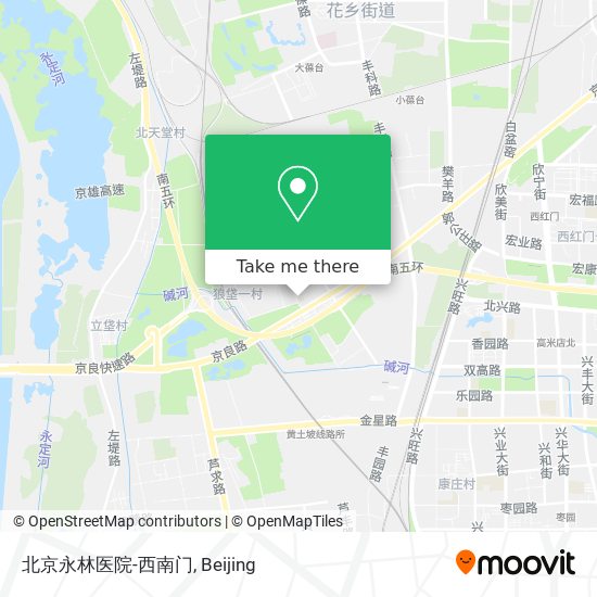 北京永林医院-西南门 map