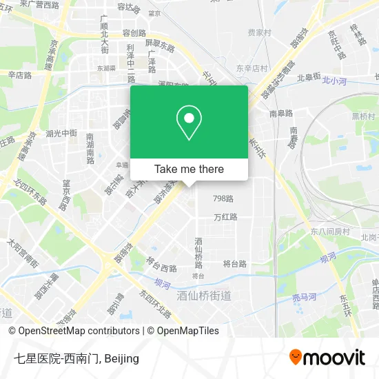 七星医院-西南门 map