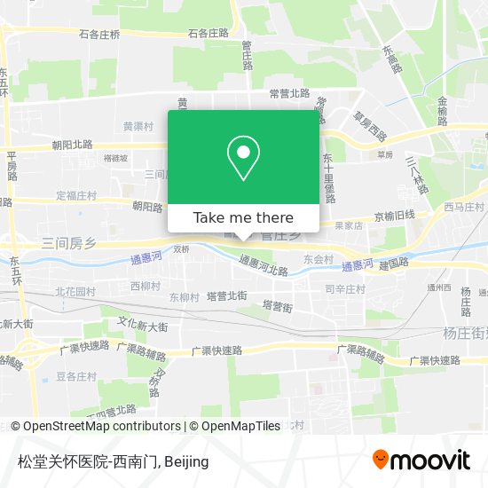 松堂关怀医院-西南门 map