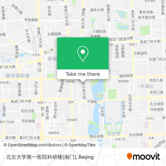 北京大学第一医院科研楼(南门) map