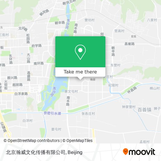 北京瀚威文化传播有限公司 map