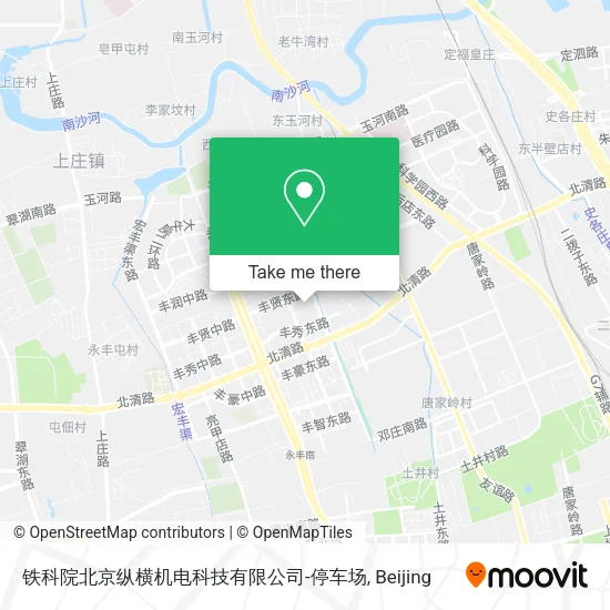 铁科院北京纵横机电科技有限公司-停车场 map