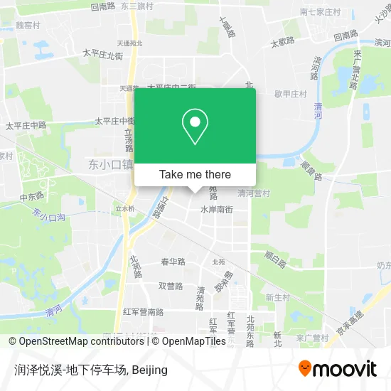 润泽悦溪-地下停车场 map