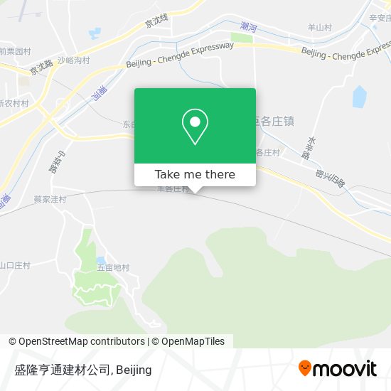 盛隆亨通建材公司 map