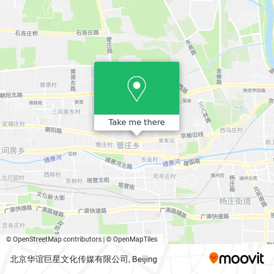 北京华谊巨星文化传媒有限公司 map