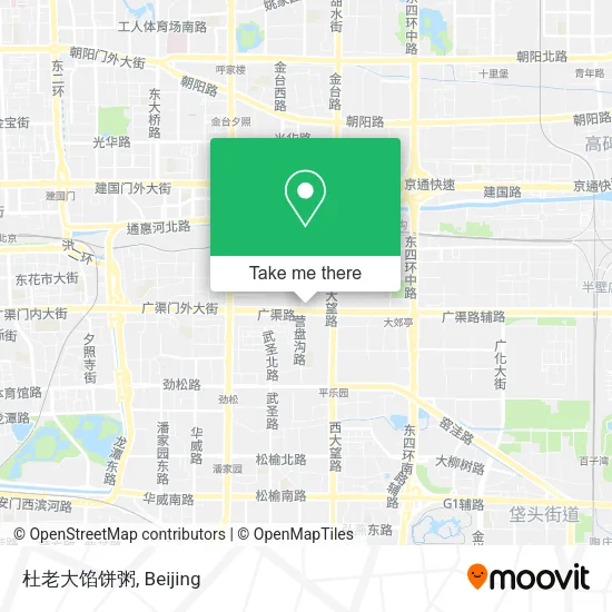 杜老大馅饼粥 map