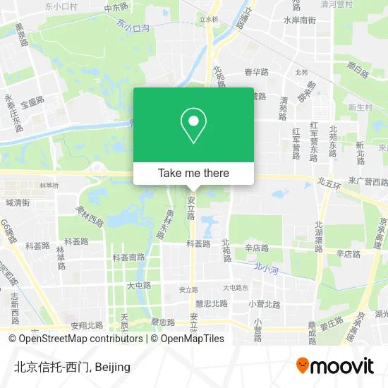 北京信托-西门 map