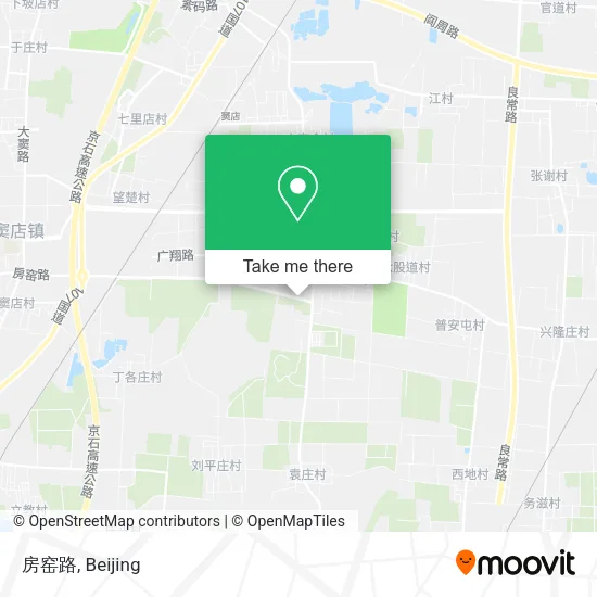 房窑路 map