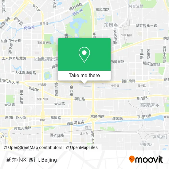 延东小区-西门 map