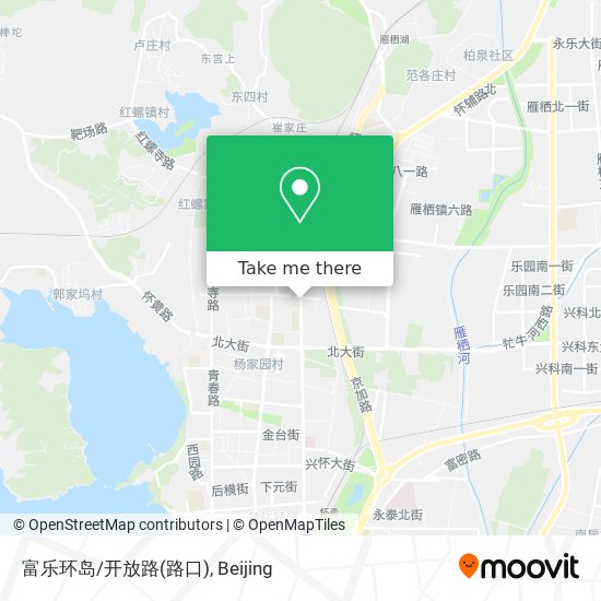 富乐环岛/开放路(路口) map