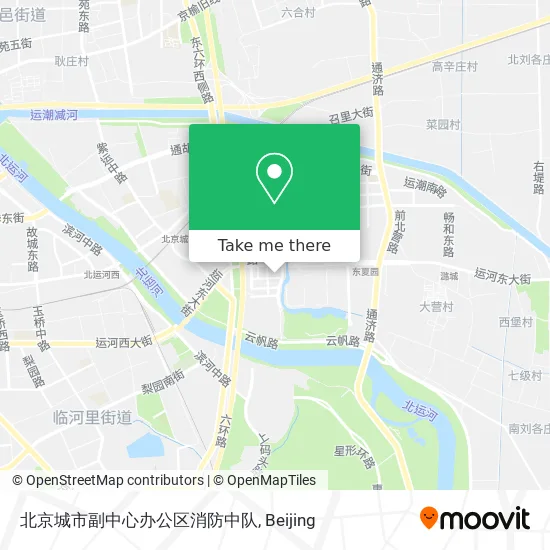 北京城市副中心办公区消防中队 map