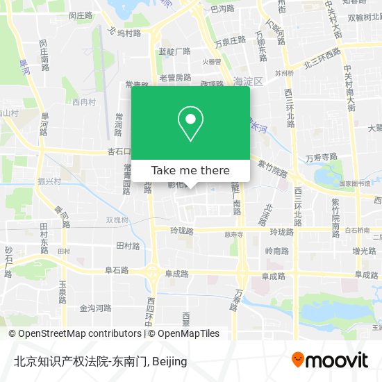 北京知识产权法院-东南门 map