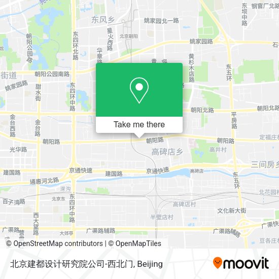 北京建都设计研究院公司-西北门 map
