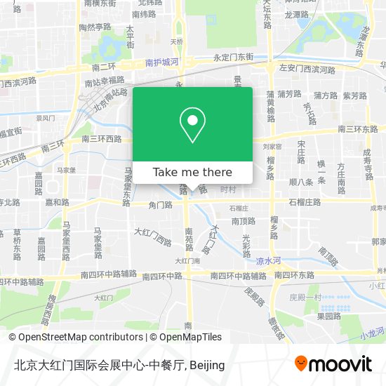 北京大红门国际会展中心-中餐厅 map
