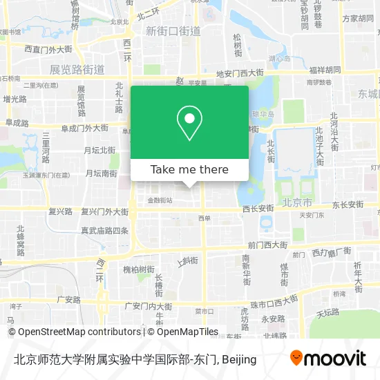 北京师范大学附属实验中学国际部-东门 map