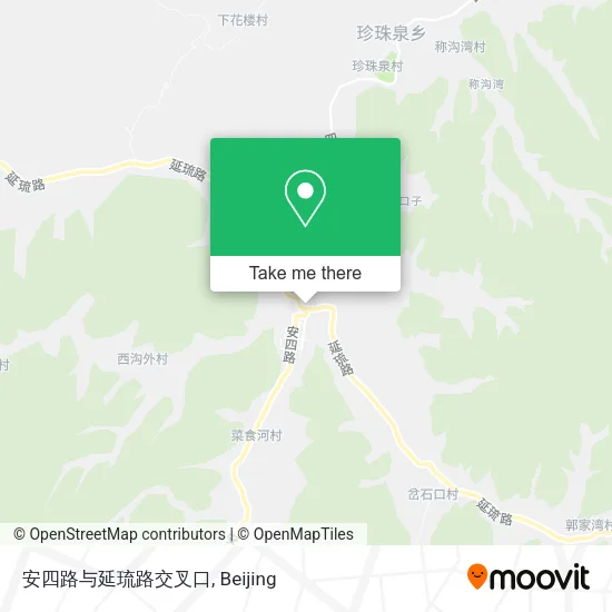 安四路与延琉路交叉口 map