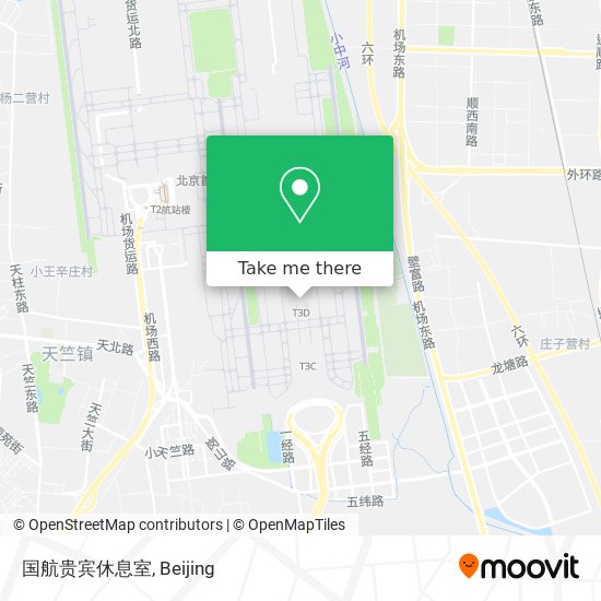 国航贵宾休息室 map