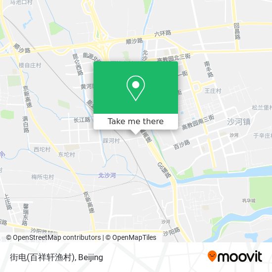 街电(百祥轩渔村) map