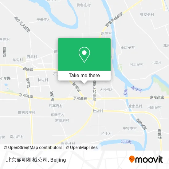 北京丽明机械公司 map