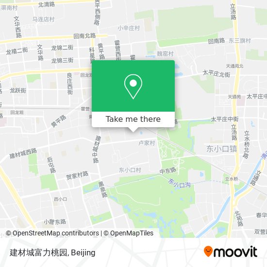 建材城富力桃园 map